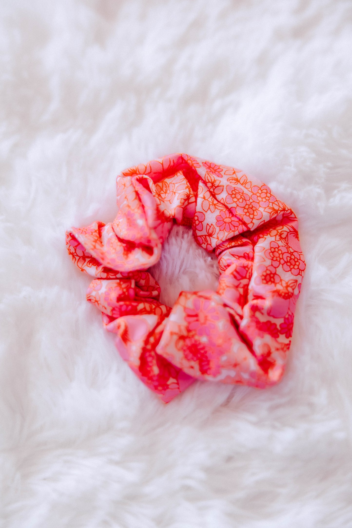 Blushing Bloom Scrunchie