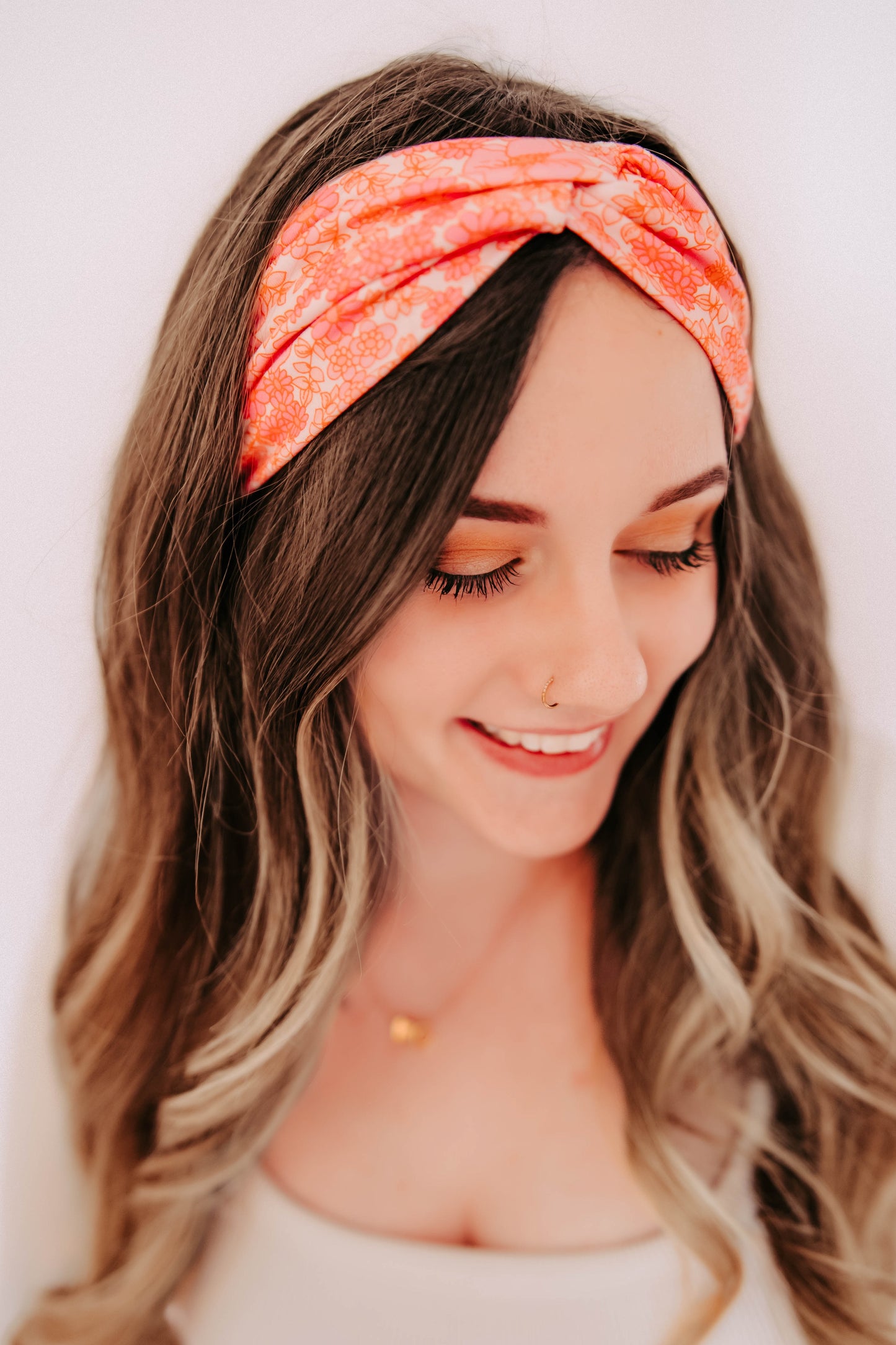 Blushing Floral Headband