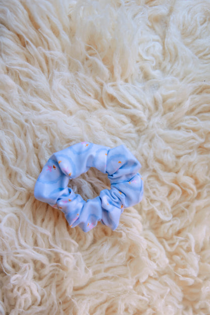 Geese with Prink Bow Scrunchie