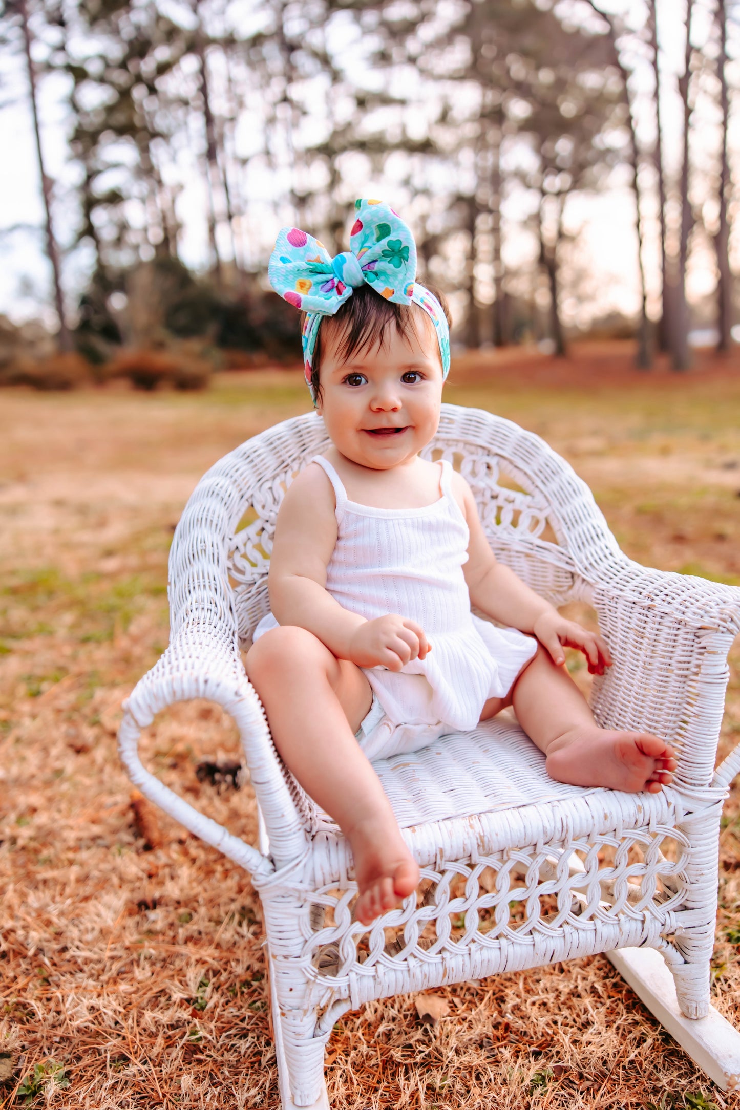 Minty Lucky Charm Headwrap