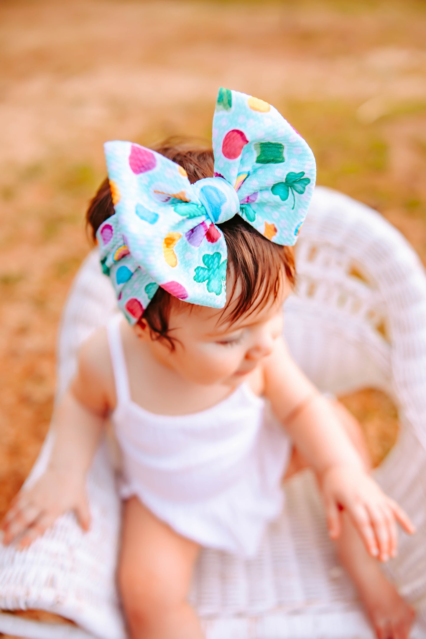 Minty Lucky Charm Headwrap