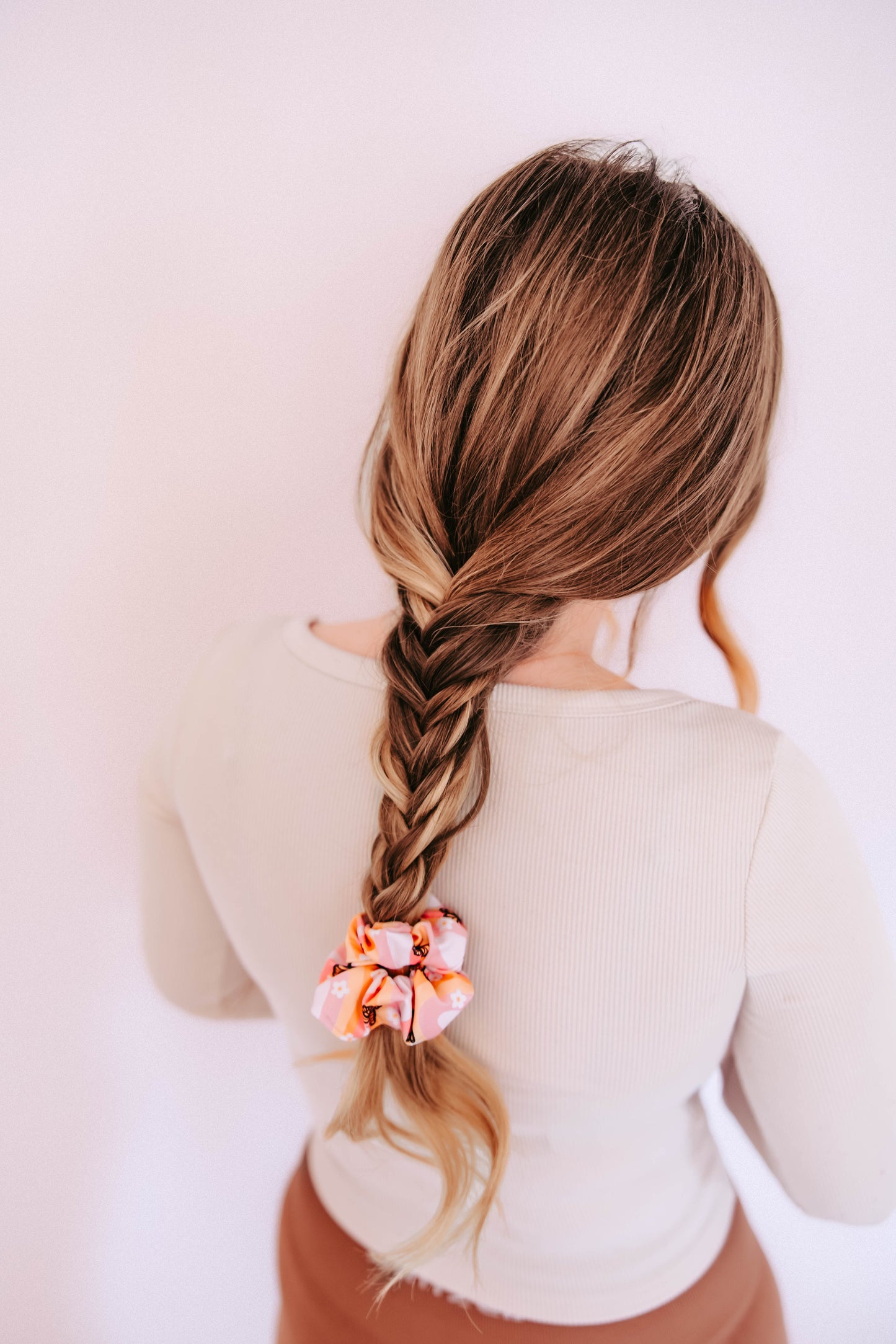 Flutter in Pink Scrunchie