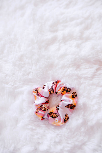 Flutter in Pink Scrunchie