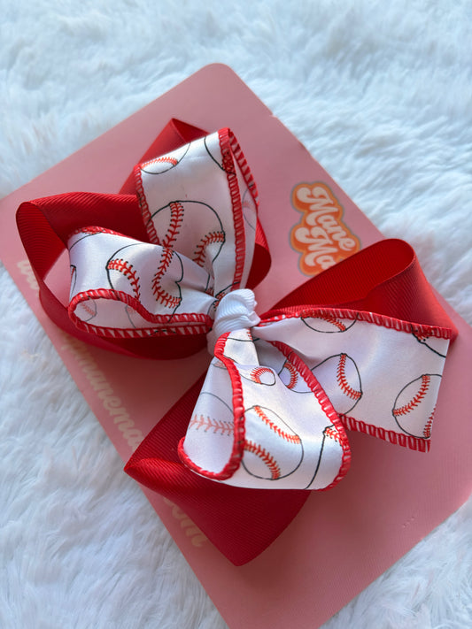 Home Run Ribbon Bow