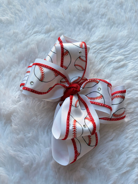 Little Slugger Ribbon Bow